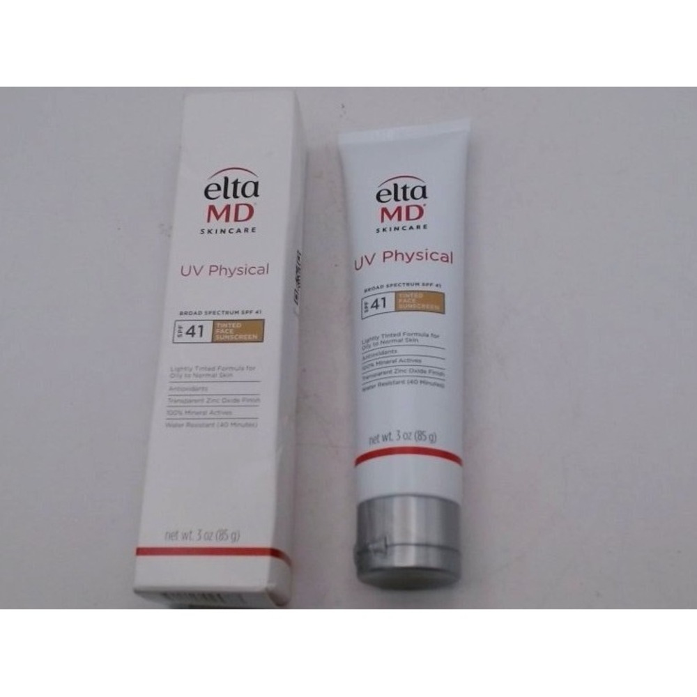 EltaMD -  UV Physical, Broad Spectrum  SPF41 Tinted Face Sunscreen, 3 Oz, BNIB